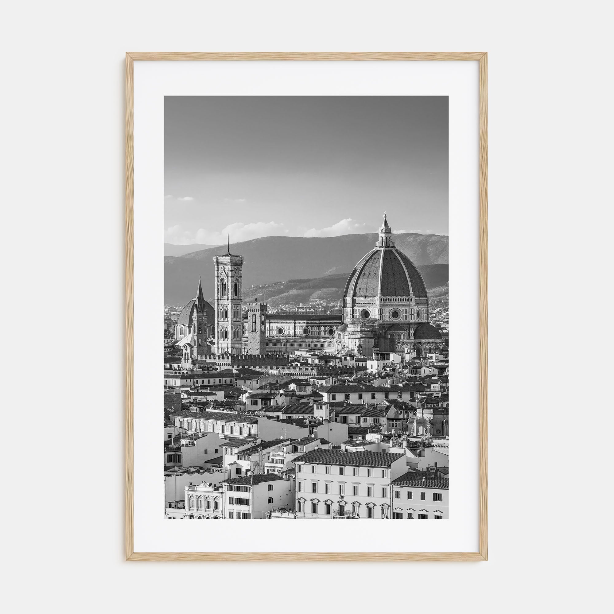 Florence Photo B&W No 1 Poster