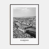 Florence Portrait B&W No 1 Poster