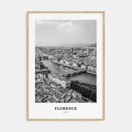 Florence Portrait B&W No 1 Poster