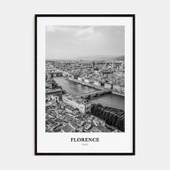 Florence Portrait B&W No 1 Poster