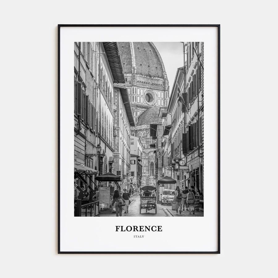 Florence Portrait B&W No 2 Poster