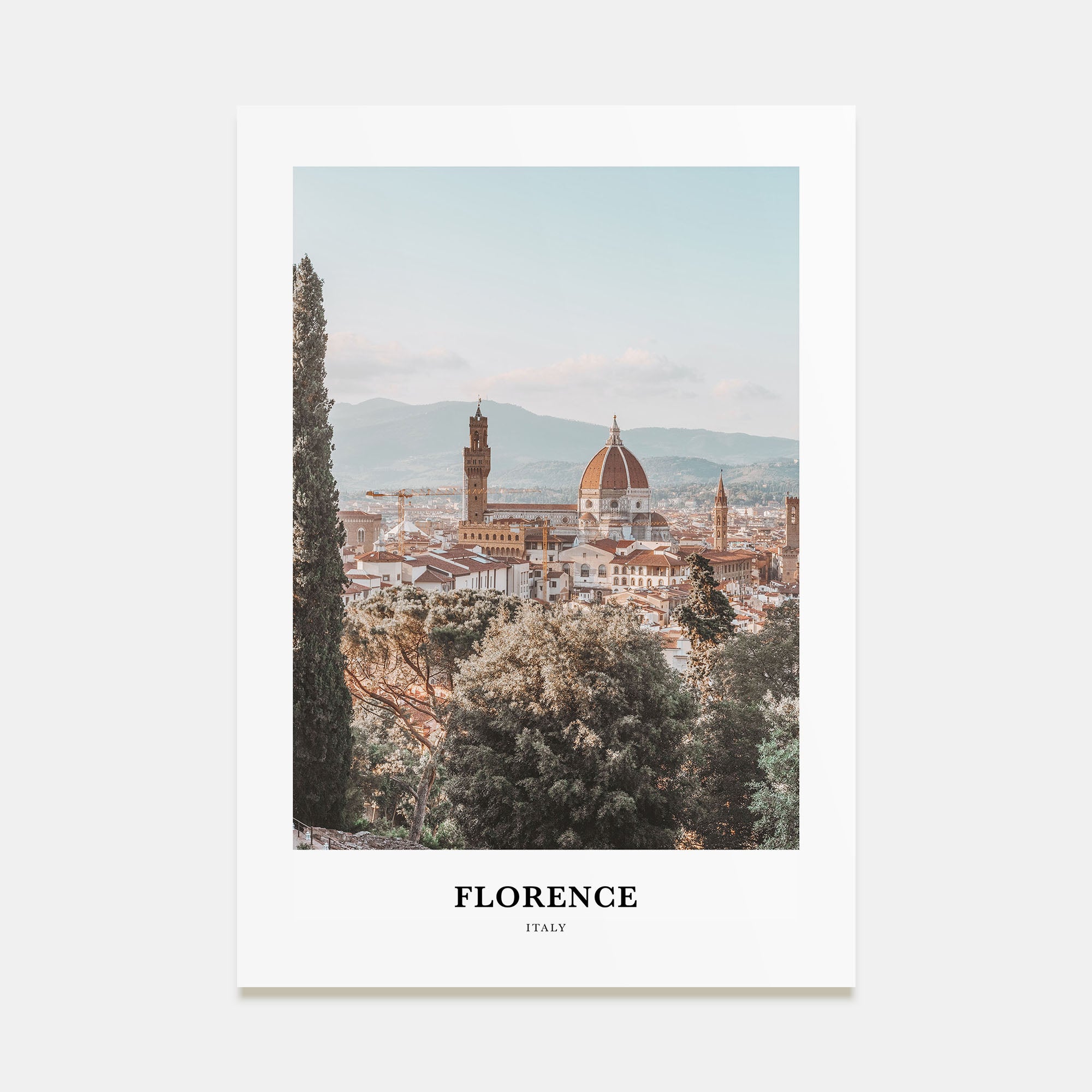 Florence Portrait Color No 1 Poster