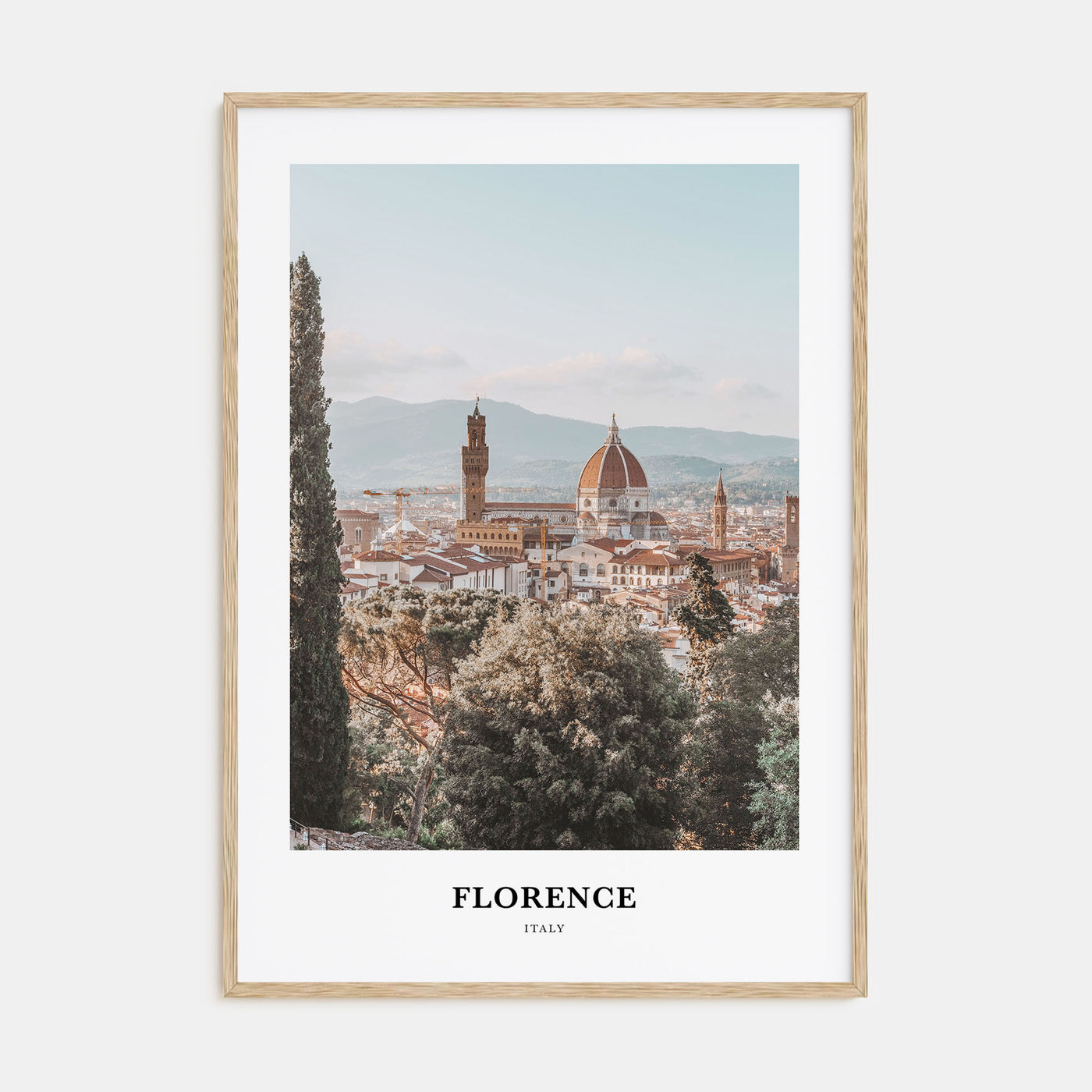 Florence Portrait Color No 1 Poster