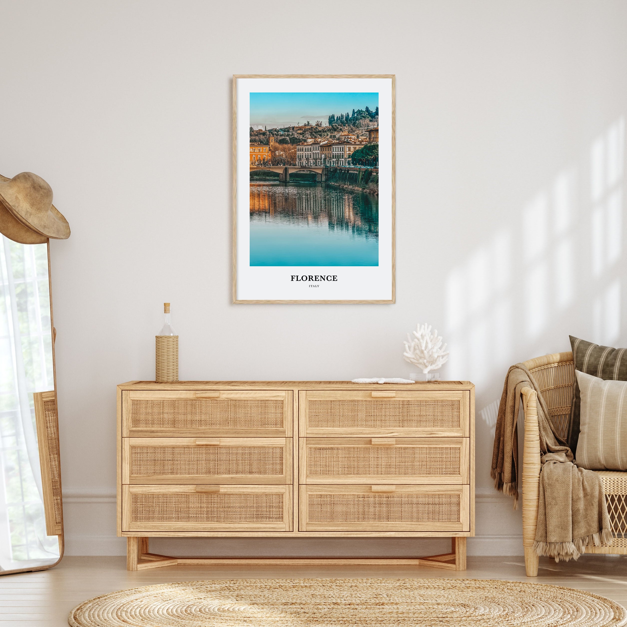 Florence Portrait Color No 2 Poster