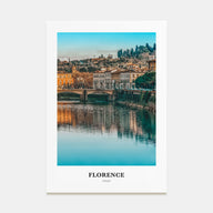 Florence Portrait Color No 2 Poster