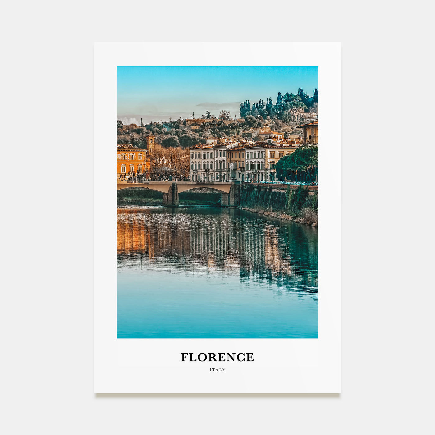 Florence Portrait Color No 2 Poster