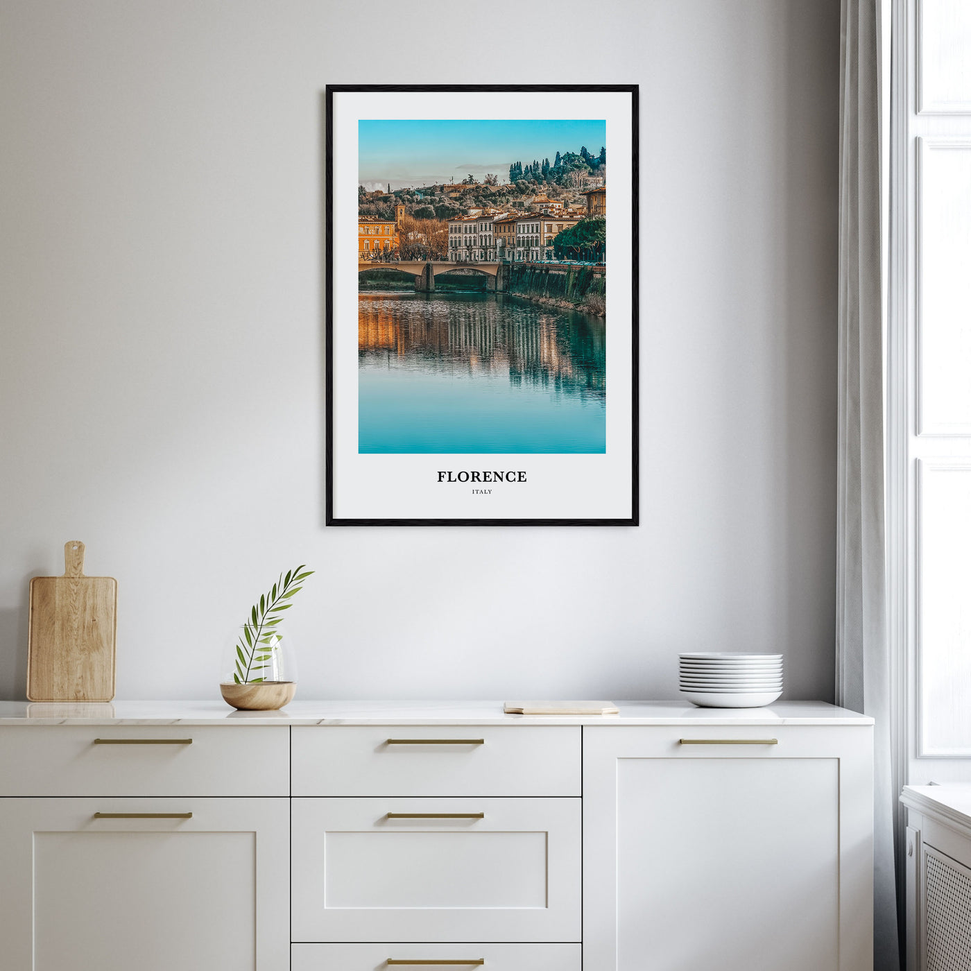 Florence Portrait Color No 2 Poster