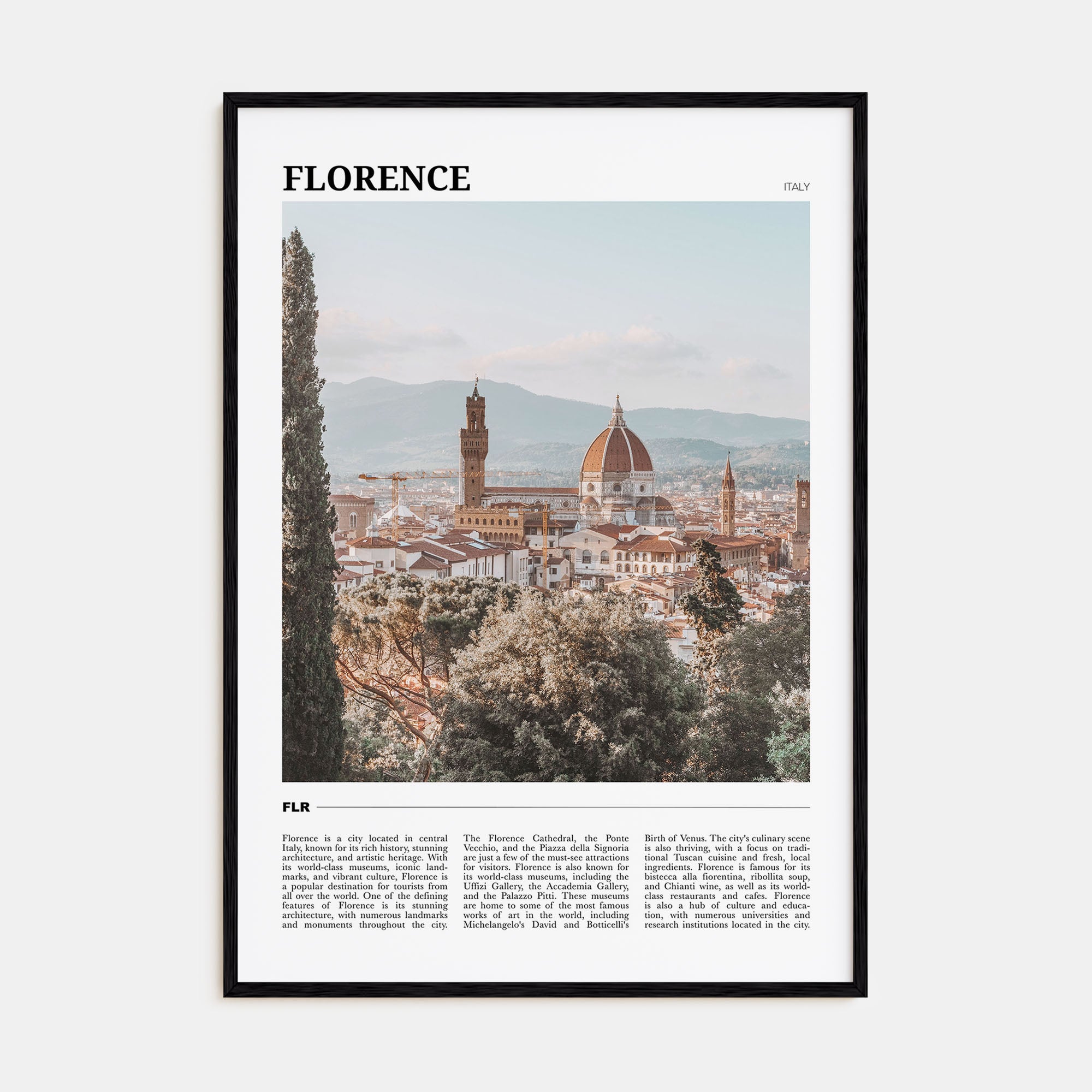 Florence Travel Color No 1 Poster