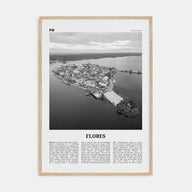 Flores Travel B&W Poster