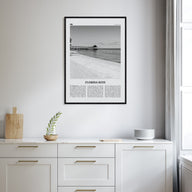 Florida Keys Travel B&W Poster