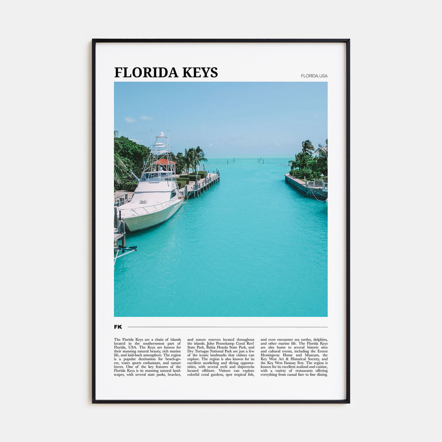 Florida Keys Travel Color Poster