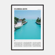 Florida Keys Travel Color Poster