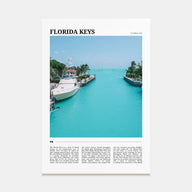 Florida Keys Travel Color Poster
