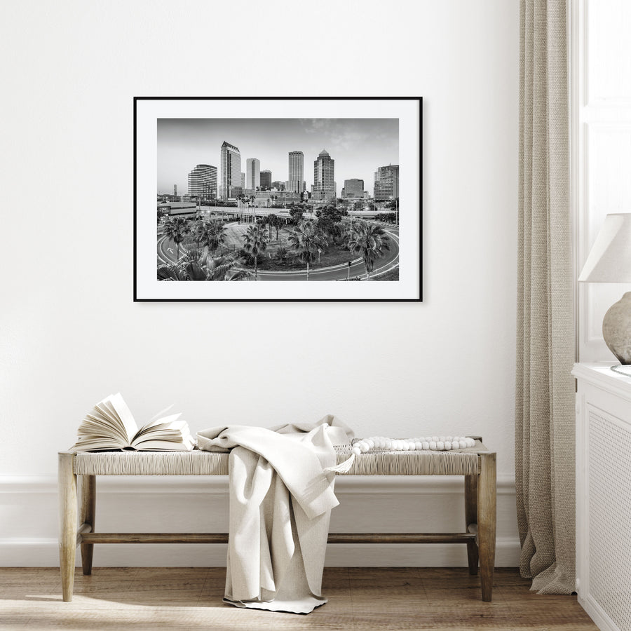 Florida Landscape B&W Poster