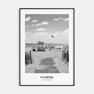 Florida Portrait B&W No 1 Poster