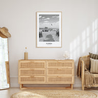 Florida Portrait B&W No 1 Poster
