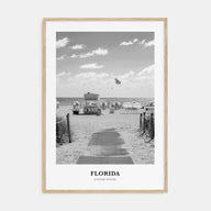 Florida Portrait B&W No 1 Poster