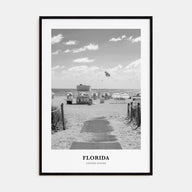 Florida Portrait B&W No 1 Poster