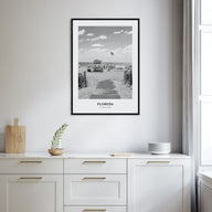 Florida Portrait B&W No 1 Poster
