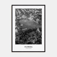 Florida Portrait B&W No 4 Poster