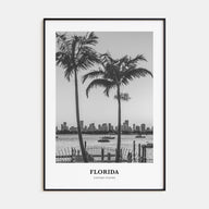 Florida Portrait B&W No 5 Poster