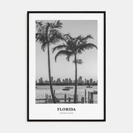 Florida Portrait B&W No 5 Poster