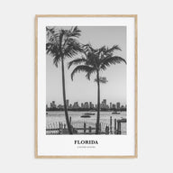 Florida Portrait B&W No 5 Poster