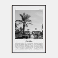 Florida Travel B&W No 1 Poster