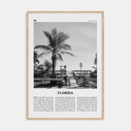 Florida Travel B&W No 1 Poster
