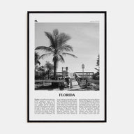 Florida Travel B&W No 1 Poster