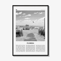 Florida Print Black and White No 2, Florida Wall Art, Florida Poster, Florida Photo, Florida Wall Decor, USA, United States, North America