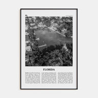 Florida Travel B&W No 4 Poster