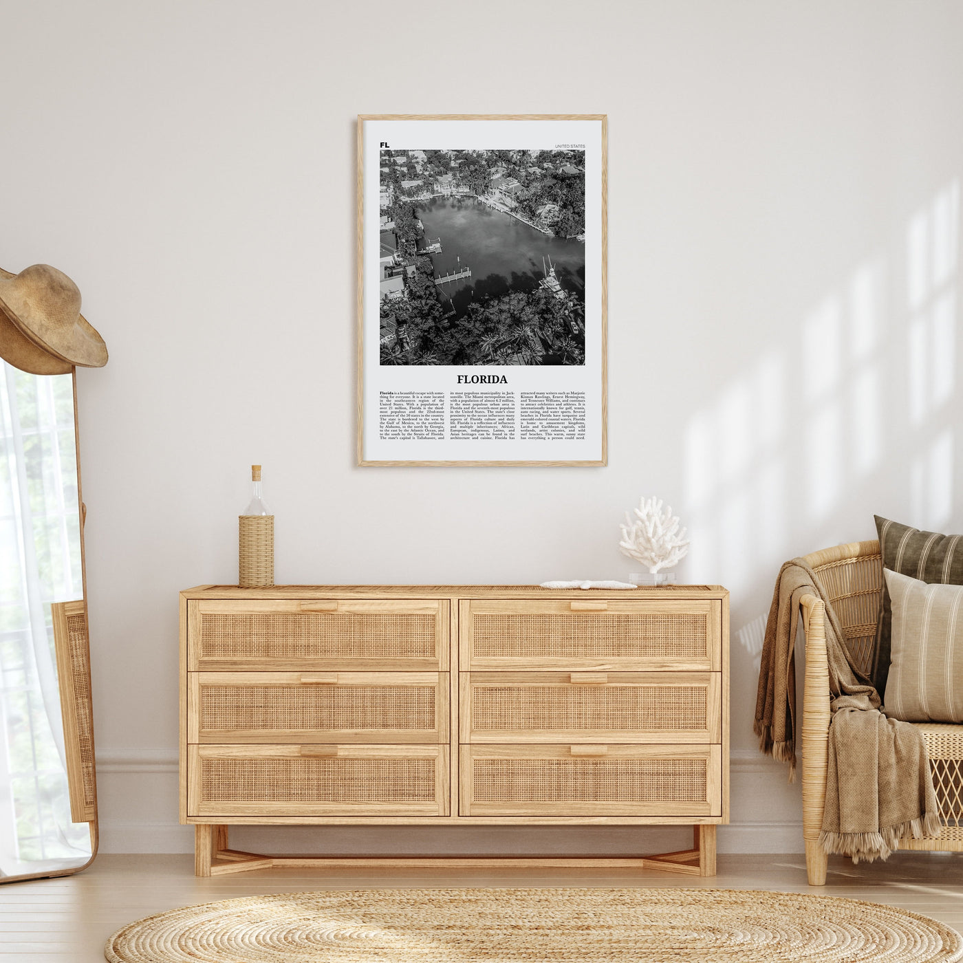 Florida Travel B&W No 4 Poster