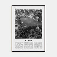 Florida Travel B&W No 4 Poster