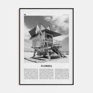 Florida Travel B&W No 5 Poster