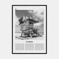 Florida Travel B&W No 5 Poster