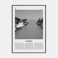 Florida Travel B&W No 6 Poster