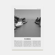 Florida Travel B&W No 6 Poster