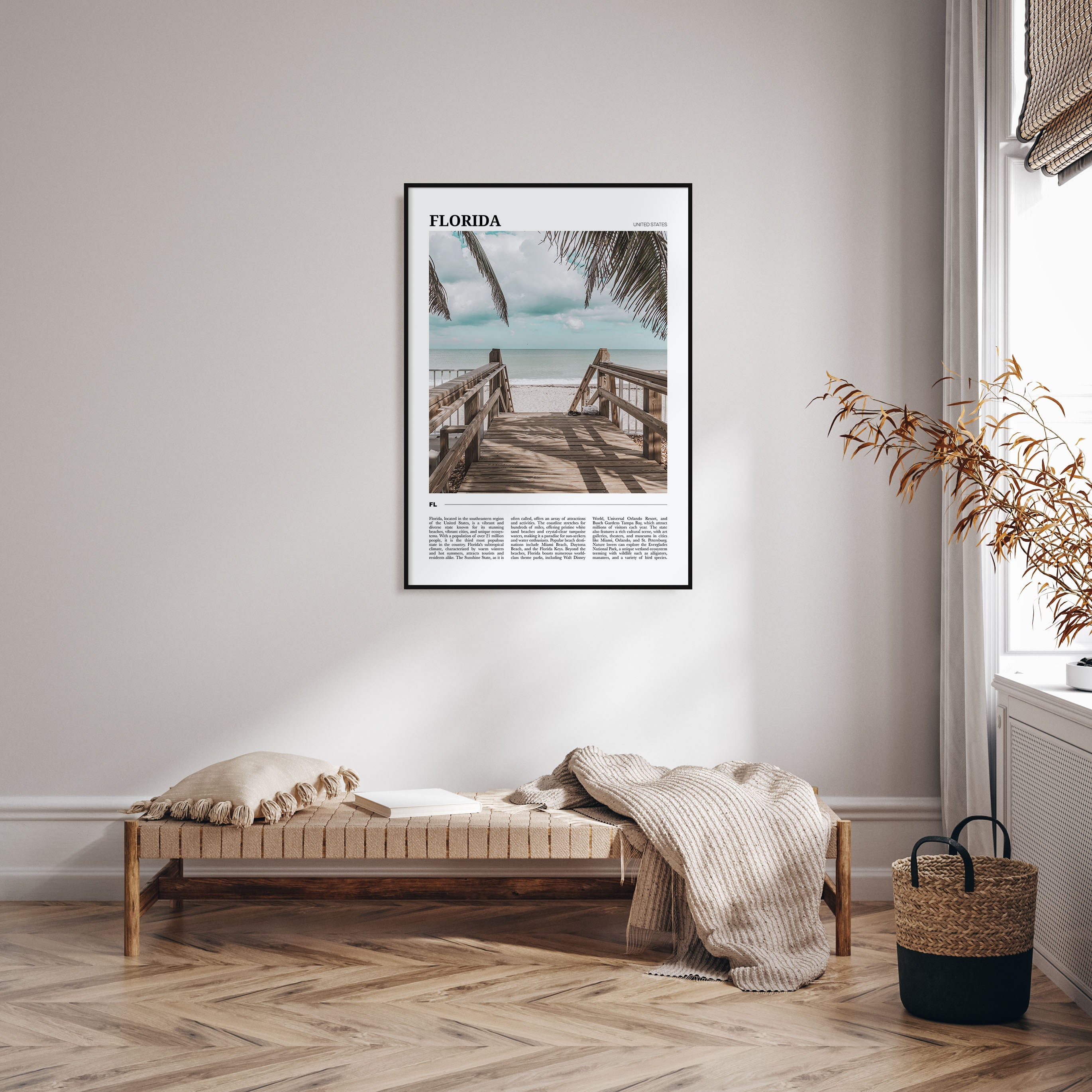 Florida Travel Color Poster