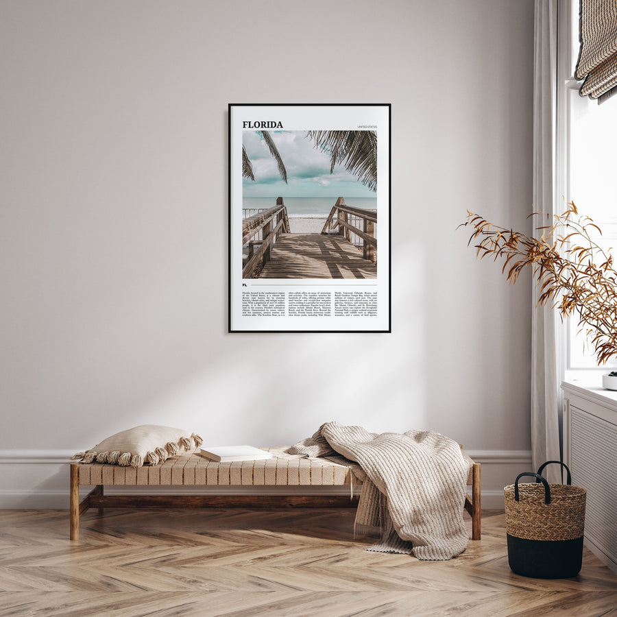Florida Travel Color Poster