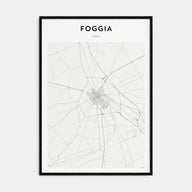Foggia Map Portrait Poster
