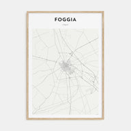Foggia Map Portrait Poster