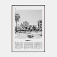 Foggia Travel B&W Poster