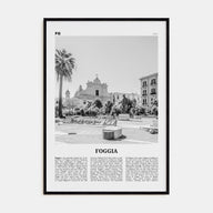 Foggia Travel B&W Poster
