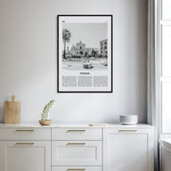 Foggia Travel B&W Poster