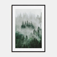 Foggy Forest Photo Color No 1 Poster