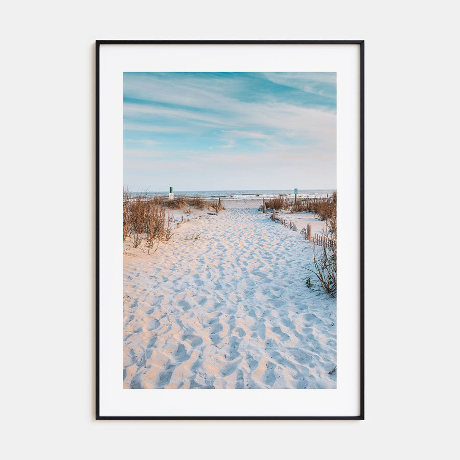 Folly Beach Photo Color Poster