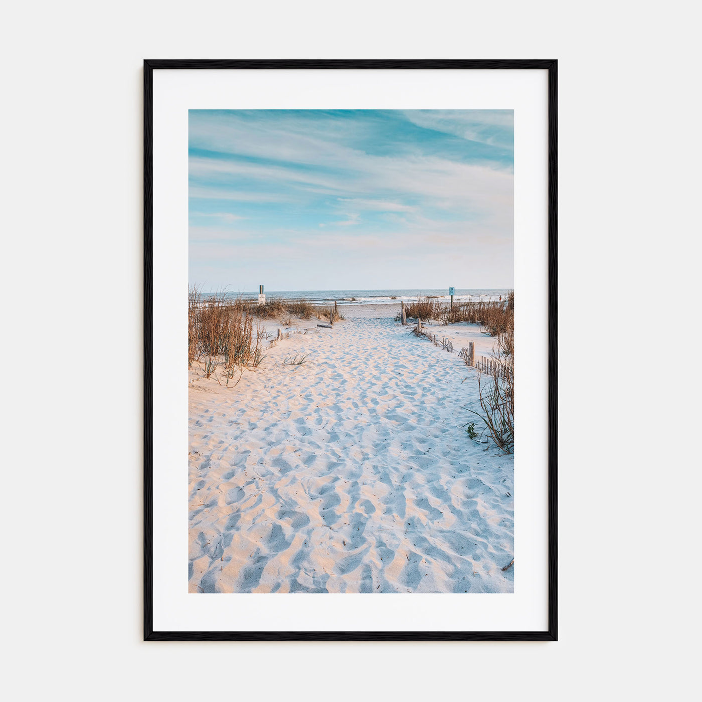 Folly Beach Photo Color Poster