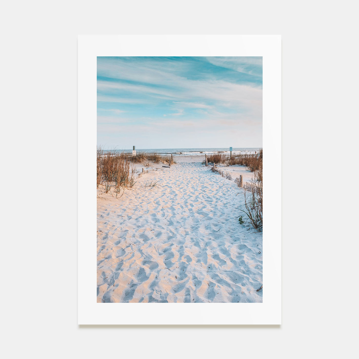 Folly Beach Photo Color Poster