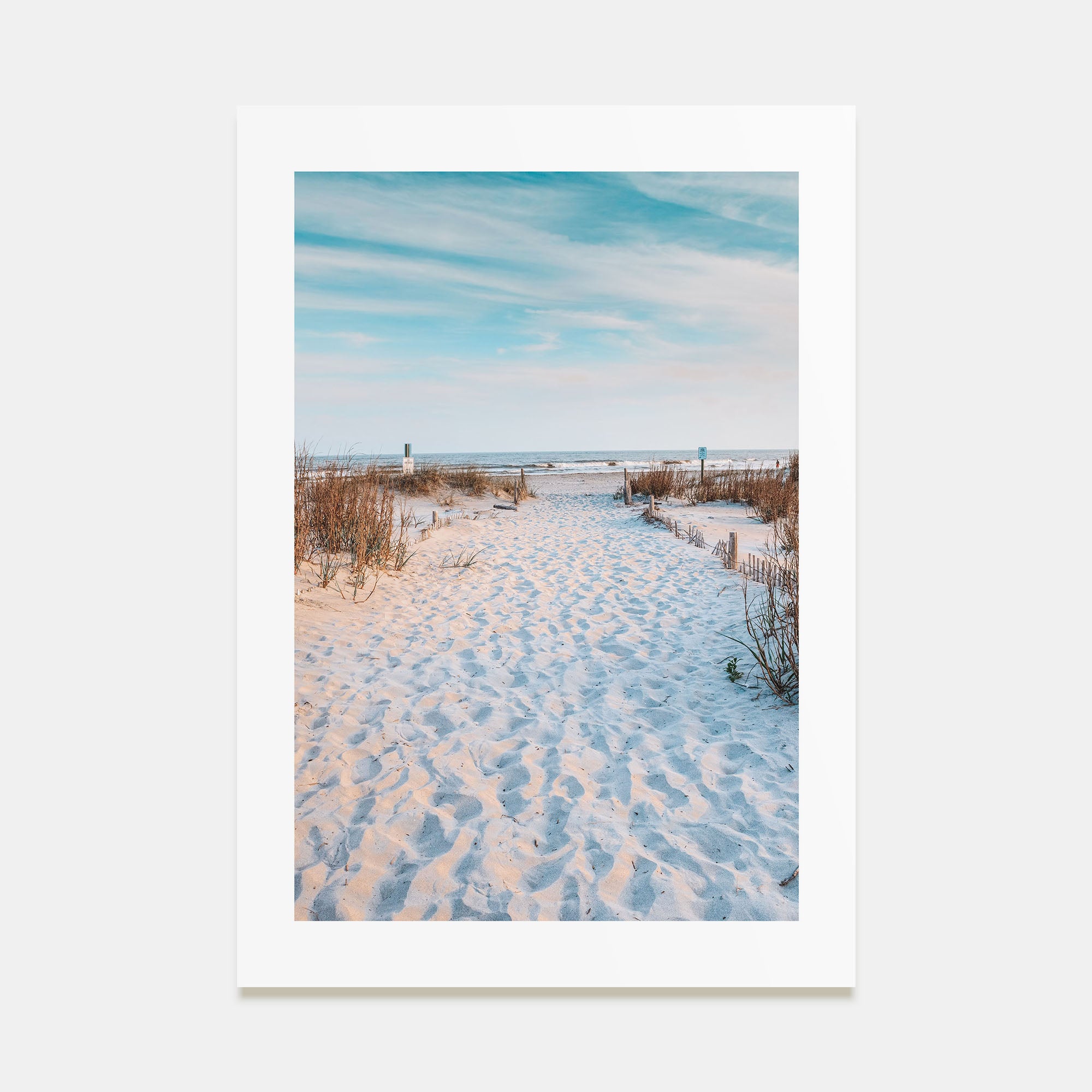 Folly Beach Photo Color Poster